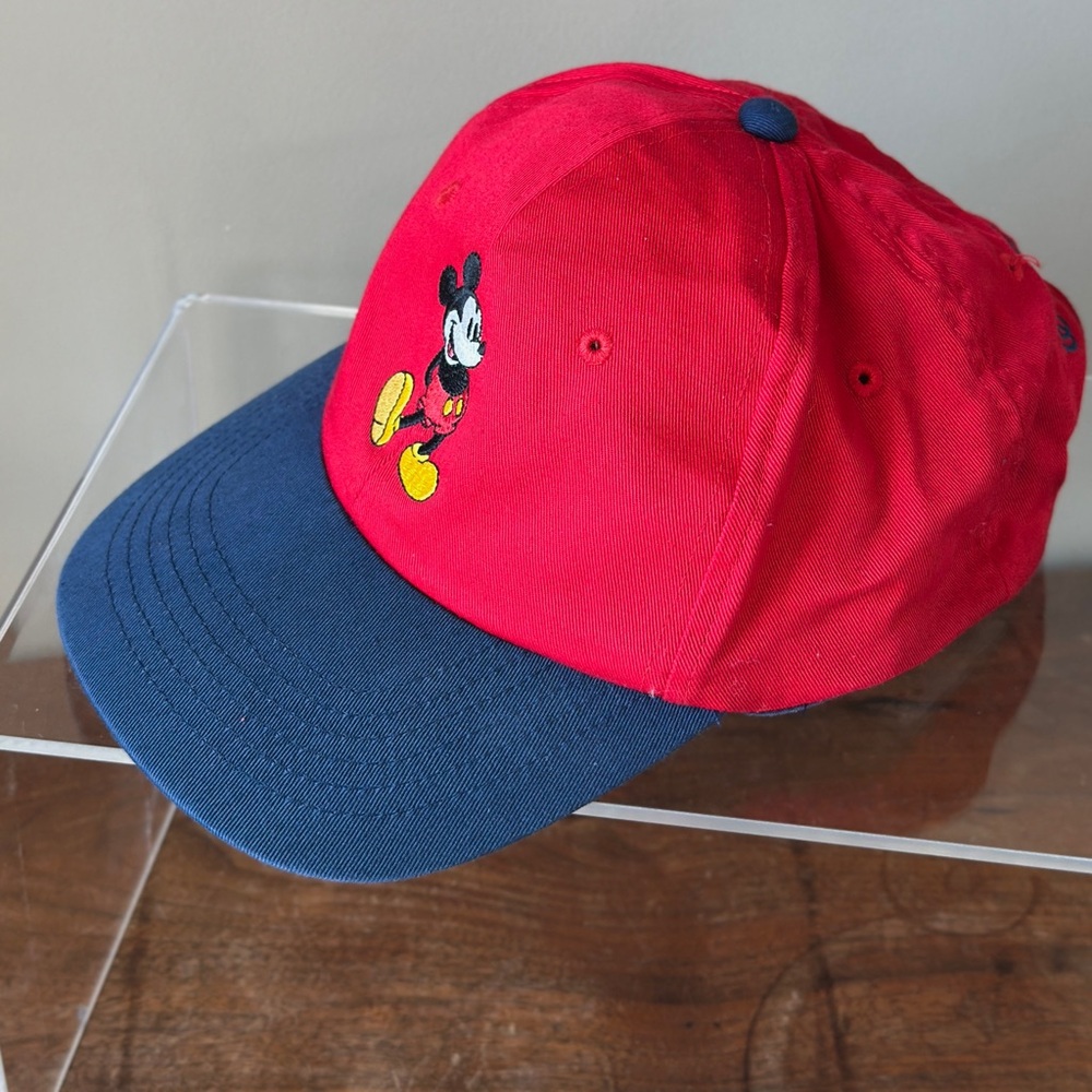 Vintage Disney Mickey Mouse Baseball Cap SnapBack Hat Walt Disney World YOUTH - Picture 3 of 11